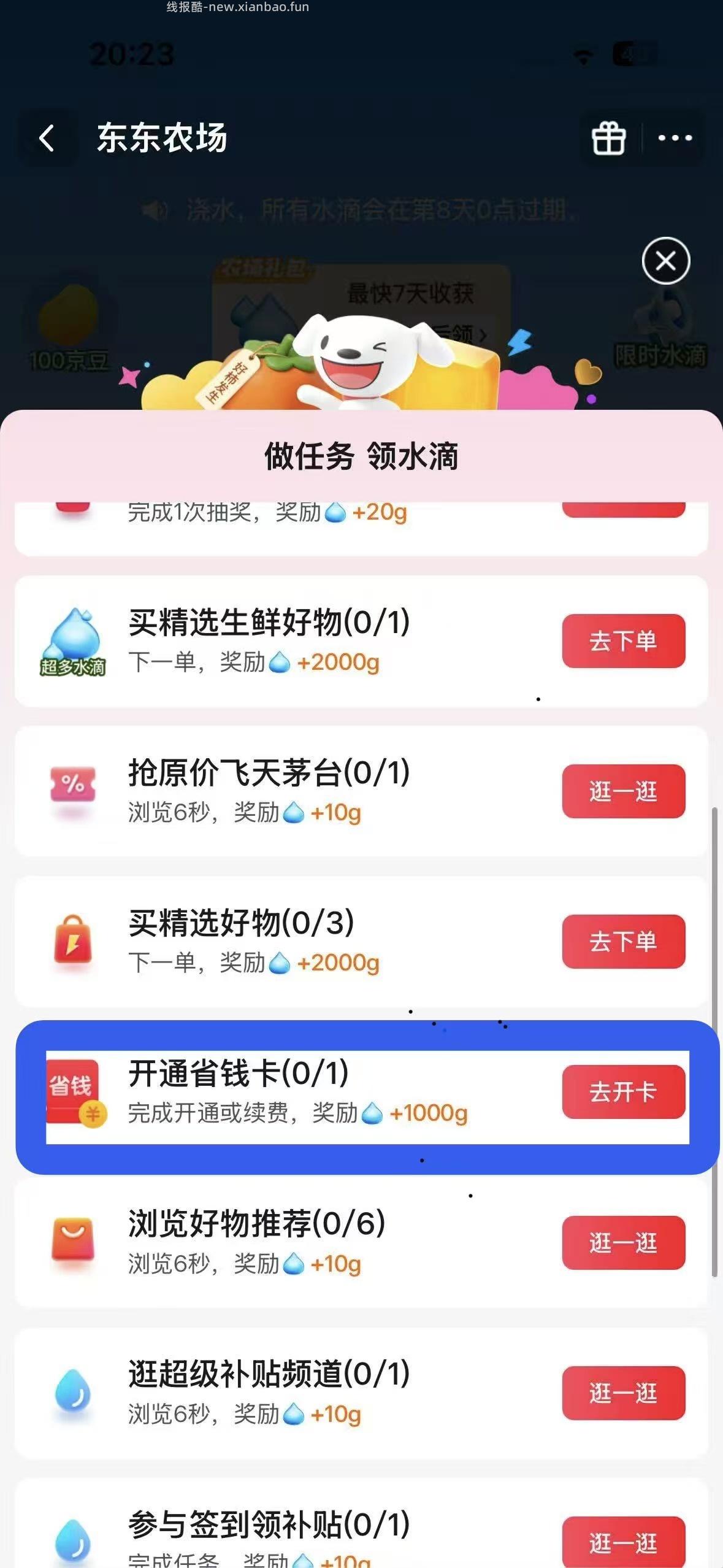 京东0.01元开通省钱卡，首发必得 - 线报酷