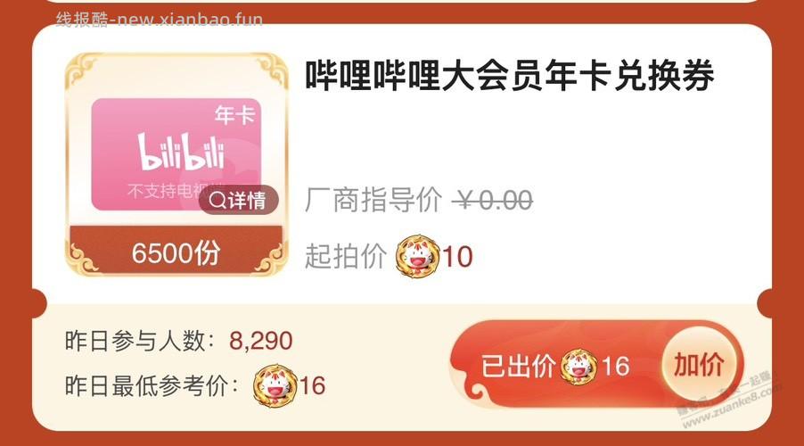 喵喵这最低出价不会就是我吧 - 线报酷