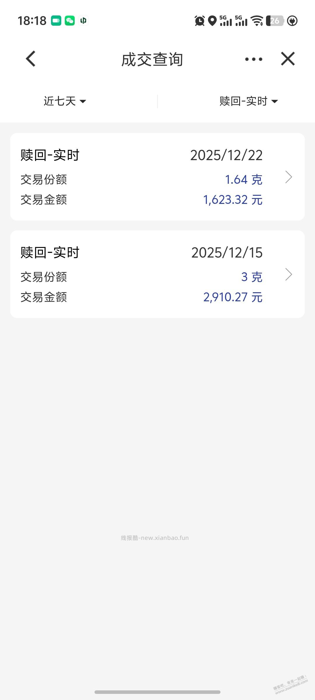 建行积存金有货 - 线报酷