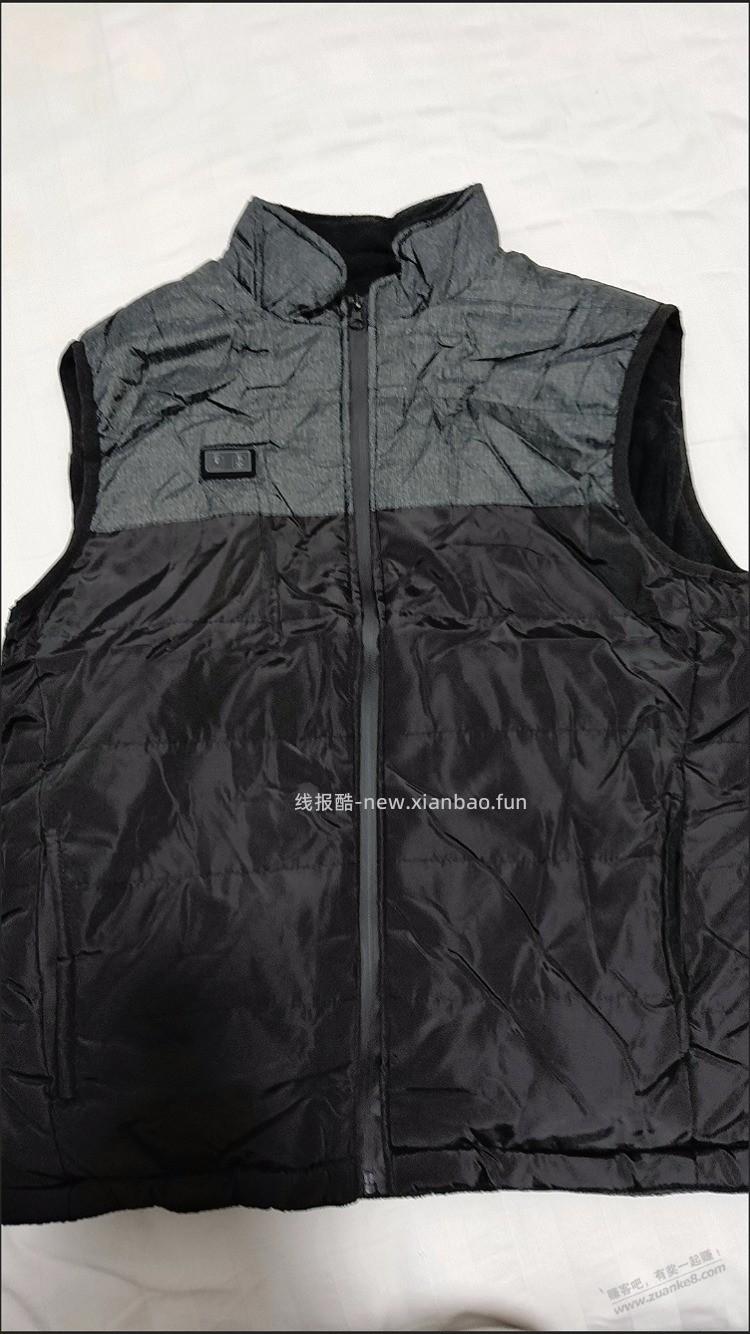 这加热马甲穿起来挺暖的。 - 线报酷