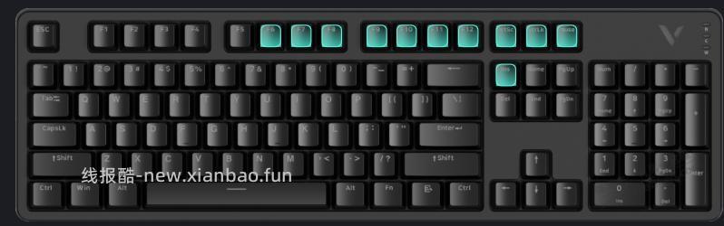 才知道键盘可以自定义组合键 - 线报酷