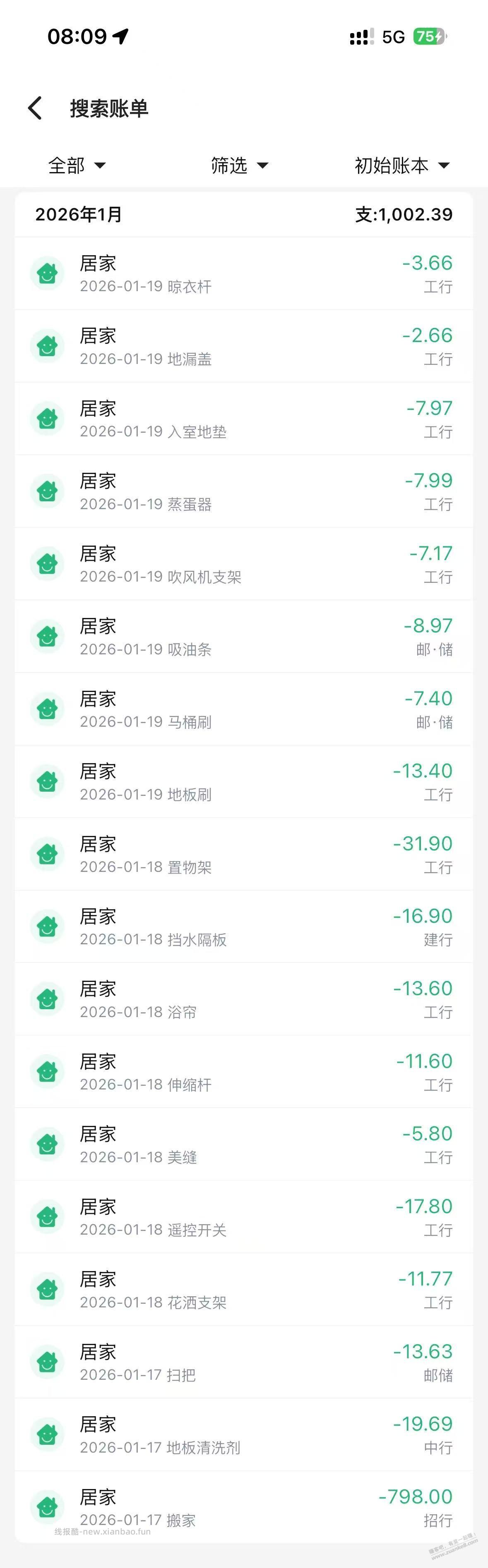 哎呀 搬了家得买货架了 也是各种花钱 - 线报酷