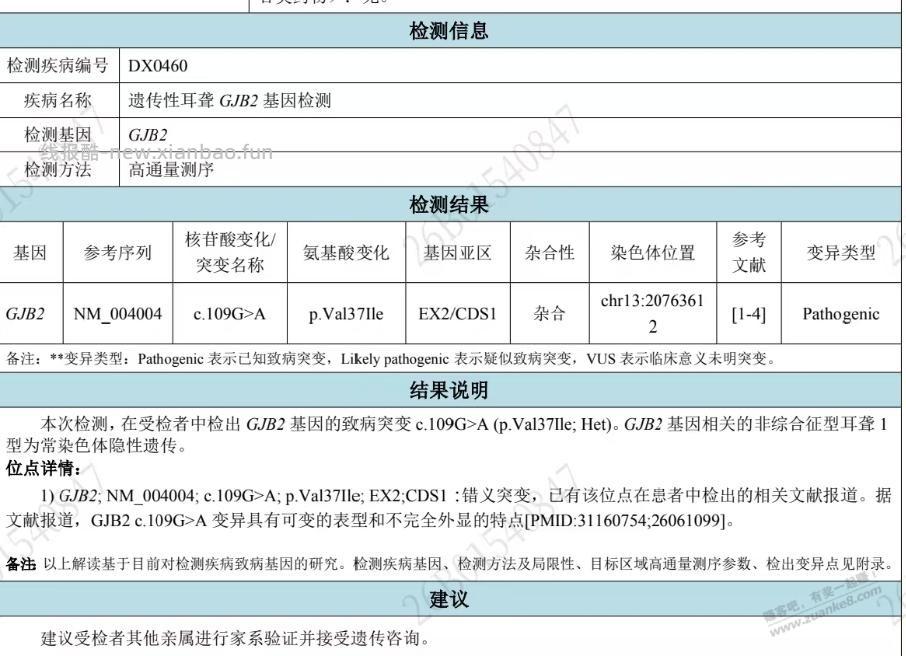 耳聋基因235+109，一整宿睡不着，老婆难过了20多天 - 线报酷