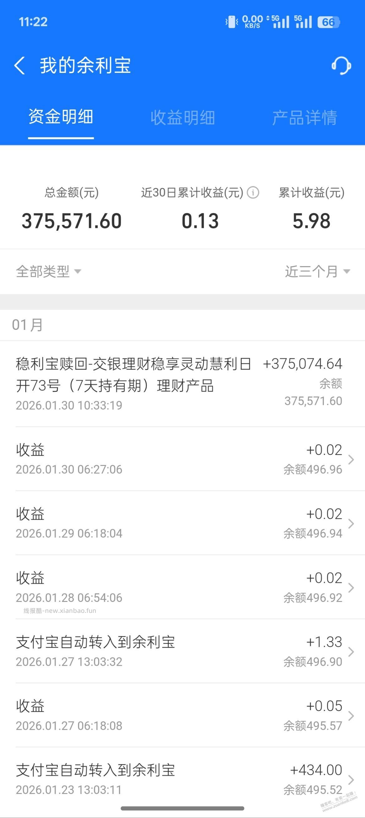 稳利宝的年化是真低，1% - 线报酷