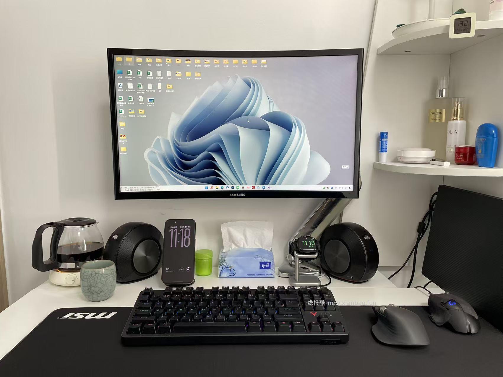 还是得装个支架臂比较爽 - 线报酷