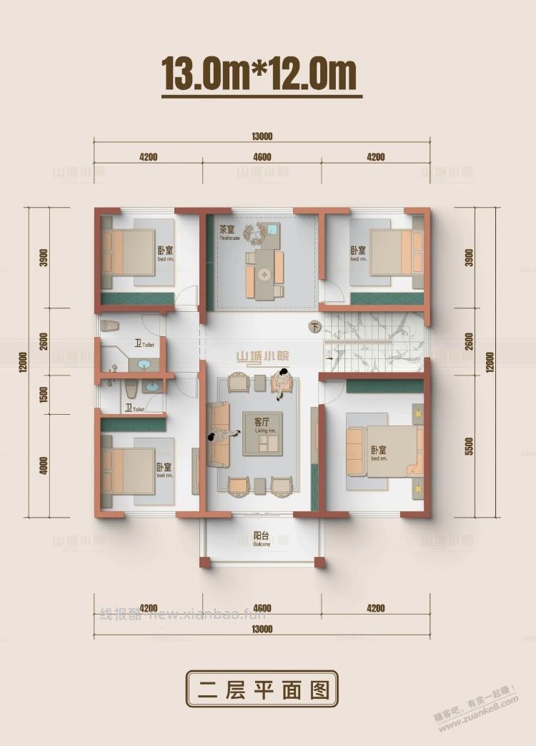 二楼这种户型怎样？ - 线报酷