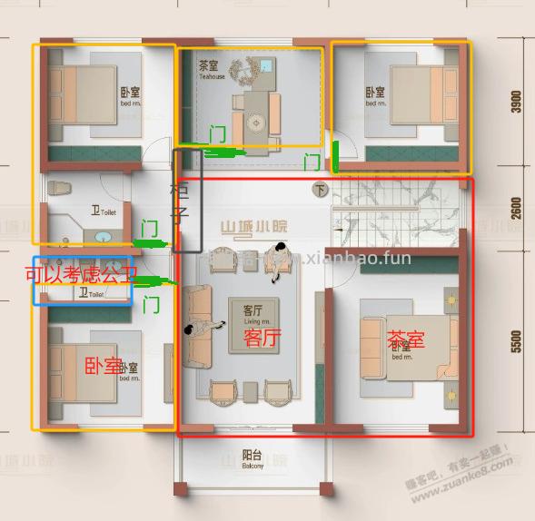 二楼这种户型怎样？ - 线报酷