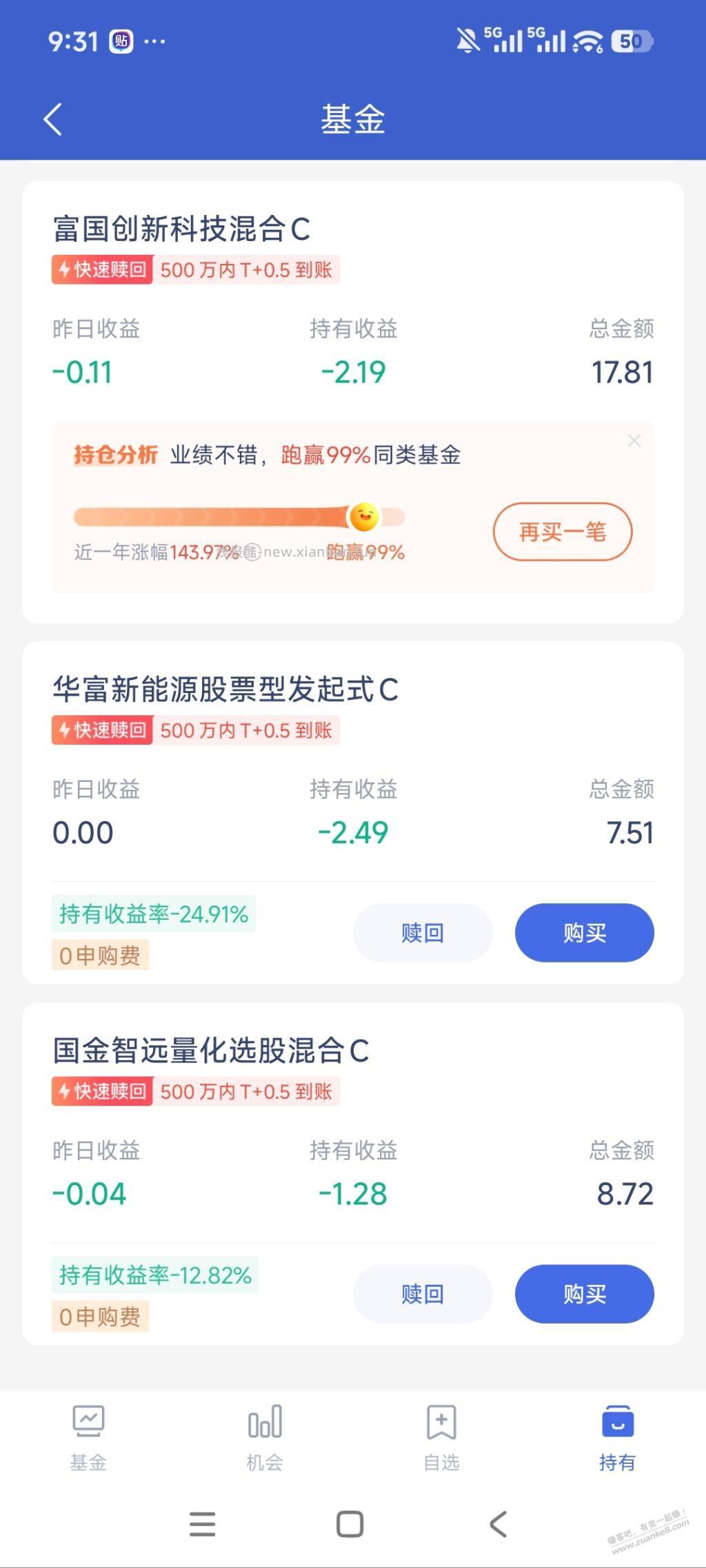 基金券被套了 - 线报酷