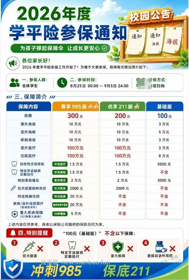 学平险，老师发吧里了，咋买 - 线报酷
