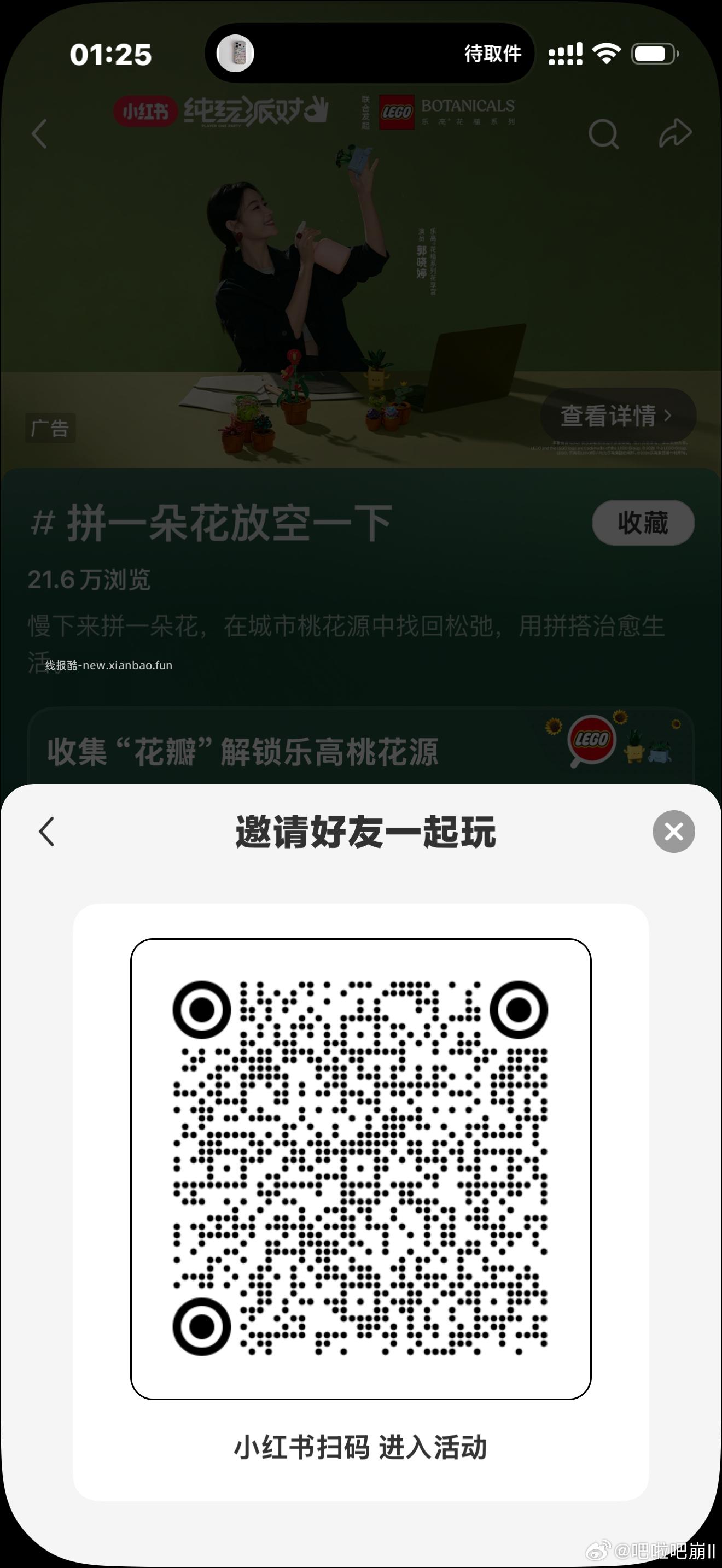 小红书 搜 拼一朵花放空一下 横幅下方 立即查看 进去做任务得5无门槛券 - 线报酷