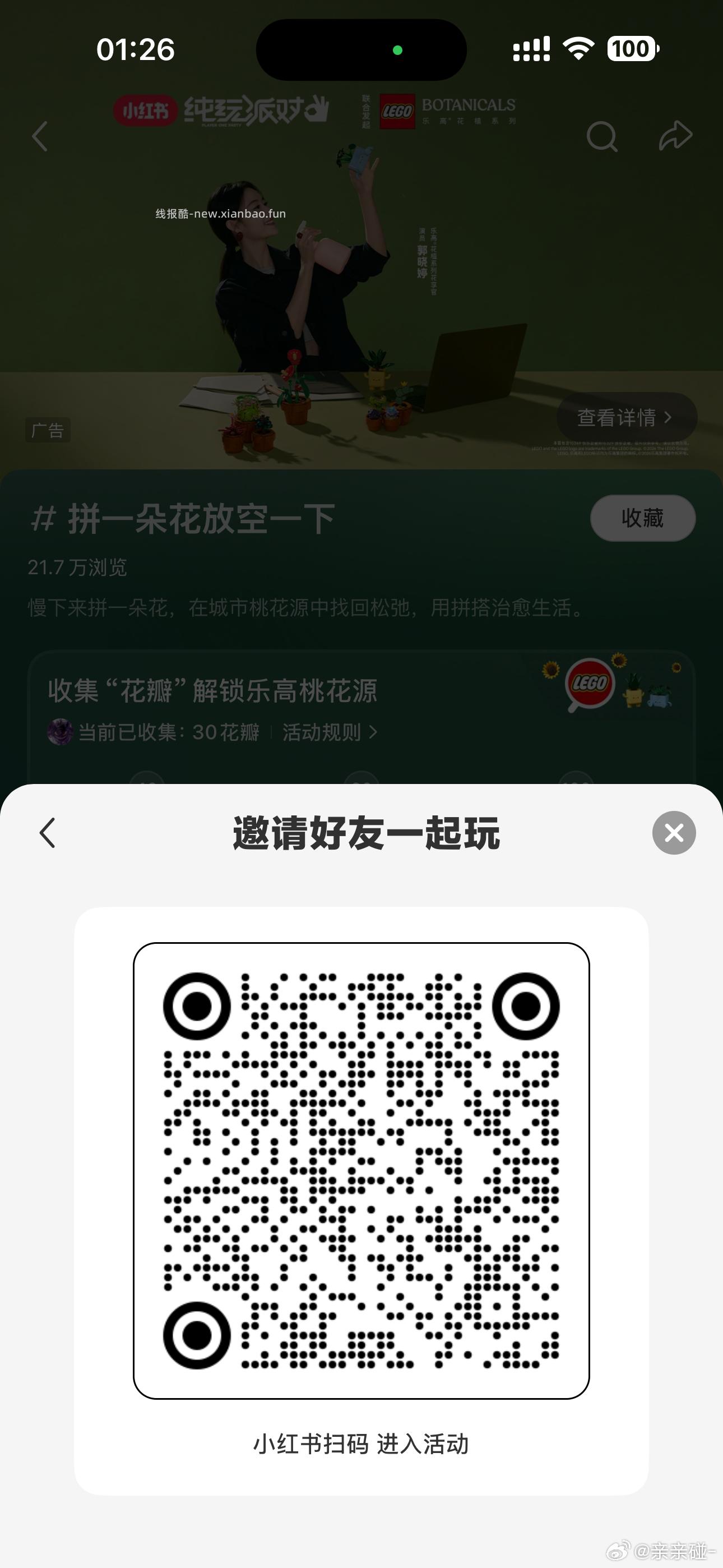 小红书 搜 拼一朵花放空一下 横幅下方 立即查看 进去做任务得5无门槛券 - 线报酷