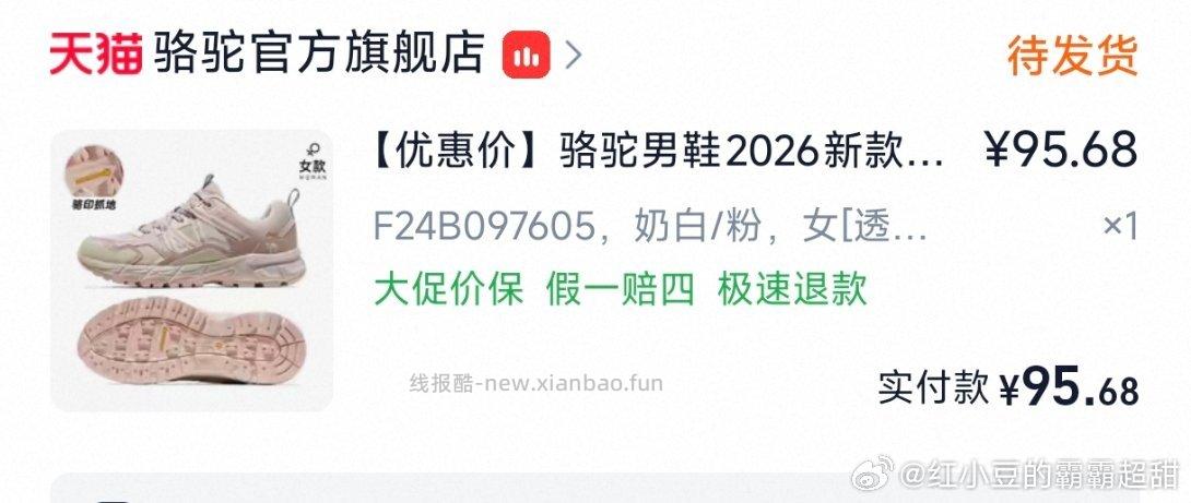 骆驼登山鞋 90元 - 线报酷