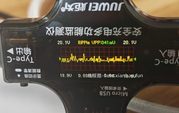 弄了个多功能检测仪,测一下安克和绿联充电头的纹波 - 线报酷 弄了个多功能检测仪,测一下安克和绿联充电头的纹波 - 线报酷