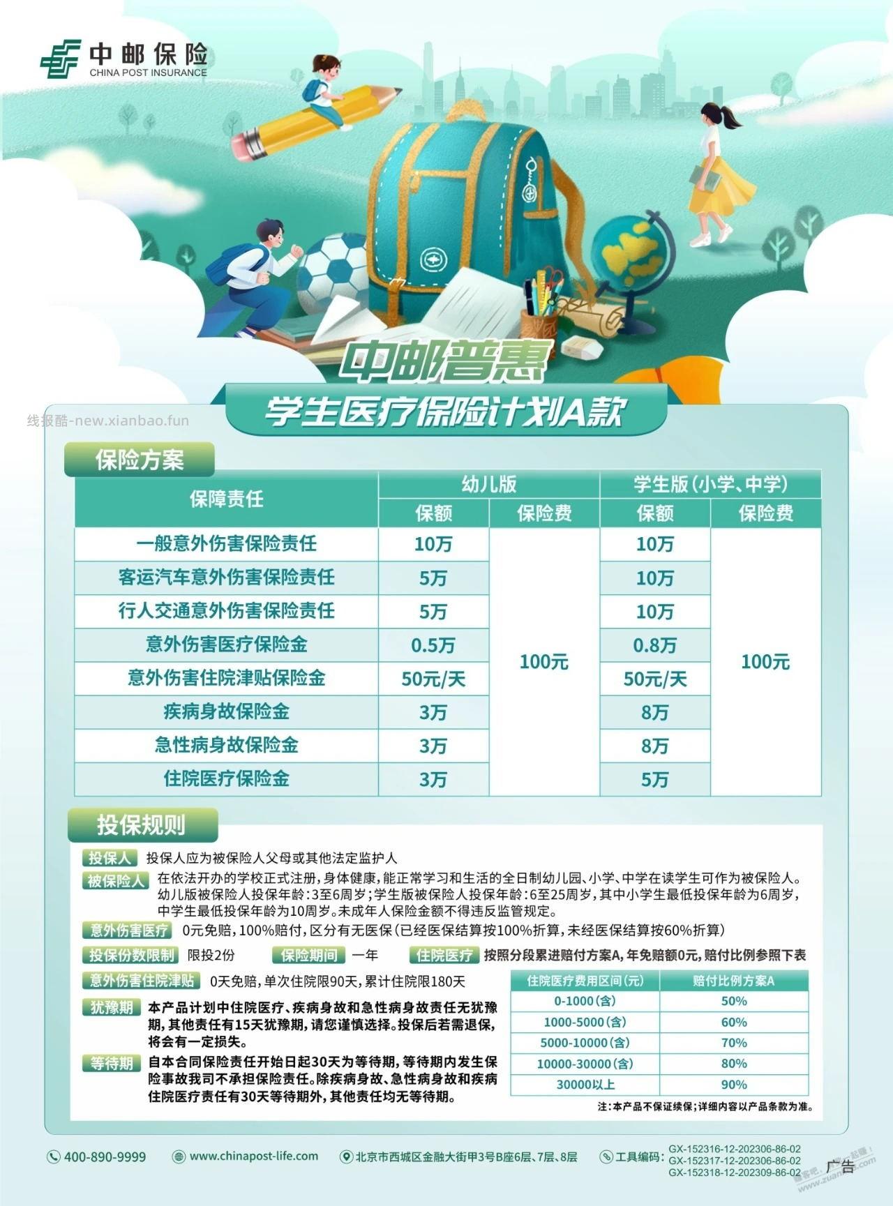 中邮普惠学平险,看看怎么样 - 线报酷 中邮普惠学平险,看看怎么样 - 线报酷
