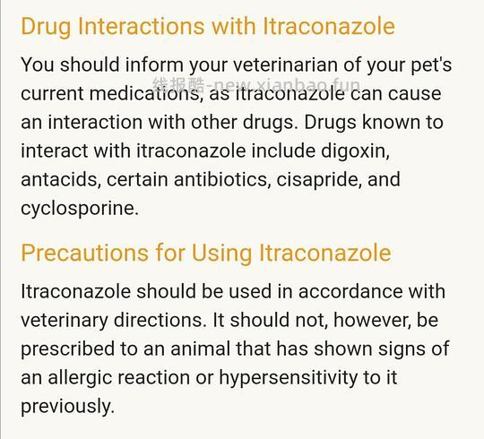 讨论/【科普】激情安利伊曲康唑治疗猫癣！！伊曲康唑真的伤肝吗？辟谣！！！ - 线报酷