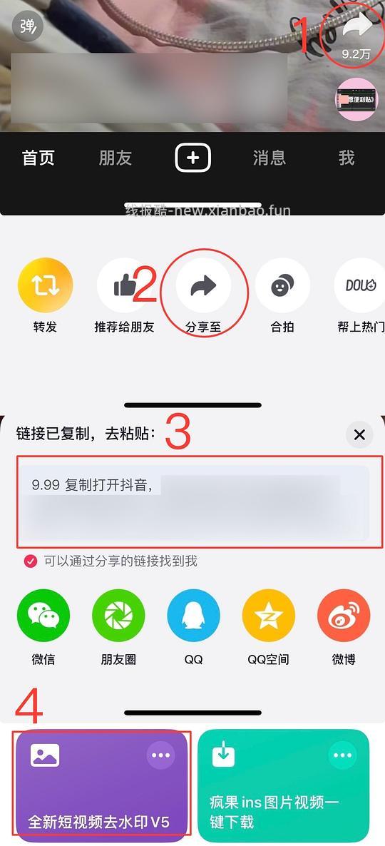 终于找到可以获取🍠无水印图片的快捷指令了🥹（更新抖音） - 线报酷