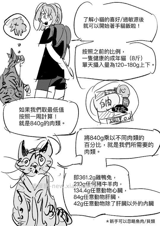 讨论/【科普】給貓做飯？很簡單！熟自製科普原創短篇小漫畫 - 线报酷