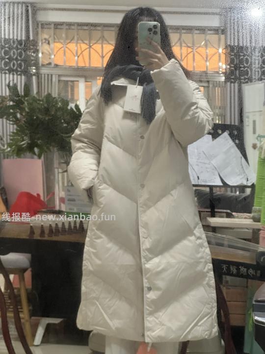 艾莱依商场同款长羽绒服260得 - 线报酷