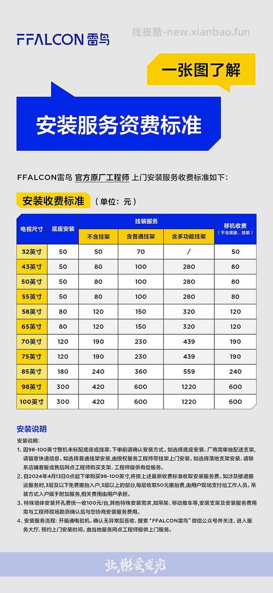 雷鸟鹏7 26款 75寸 2370左右 简单作业 - 线报酷