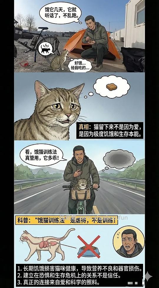 【科普】养猫科普漫画，持续更新中（1.17更新猫视觉听觉嗅觉、应激呕吐、消化呼吸泌尿系统、新猫到家、后院科普） - 线报酷
