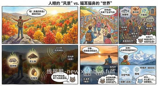 【科普】养猫科普漫画，持续更新中（1.17更新猫视觉听觉嗅觉、应激呕吐、消化呼吸泌尿系统、新猫到家、后院科普） - 线报酷