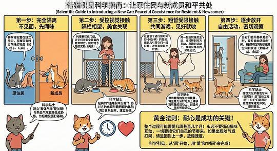 【科普】养猫科普漫画，持续更新中（1.17更新猫视觉听觉嗅觉、应激呕吐、消化呼吸泌尿系统、新猫到家、后院科普） - 线报酷