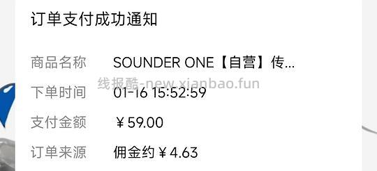 sounder one5%传明酸75ml💰52 - 线报酷