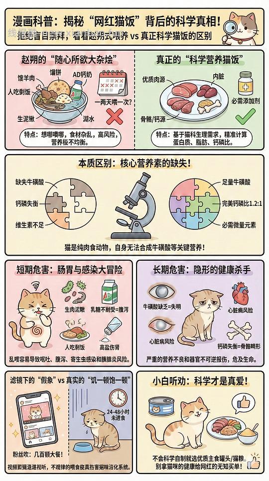讨论/【科普】养猫科普漫画，不定期更新中（2.10 更新封窗、新手养猫误区科普） - 线报酷