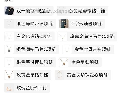 179-189亲民奢侈品项链 - 线报酷