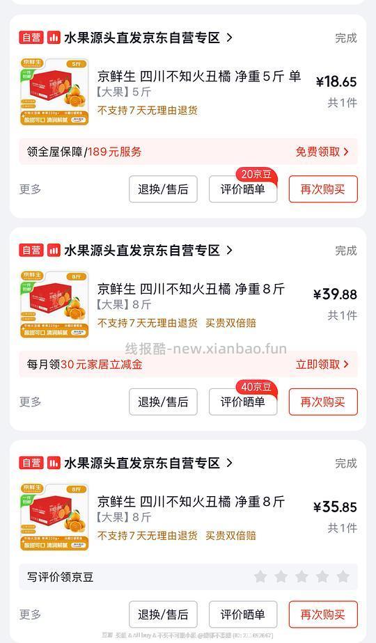 （车走）不到11元入不知火丑橘5斤 - 线报酷