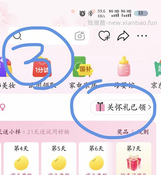 京东10支康乃馨0.01 - 线报酷