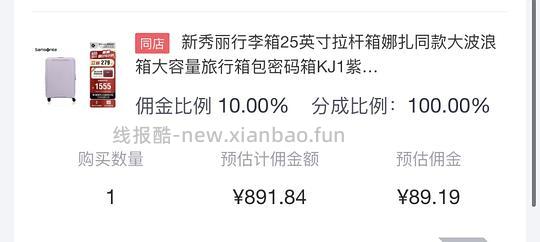 不知道是否算好价的新秀丽行李箱 - 线报酷