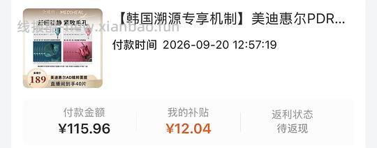  美迪惠尔积雪草+玫瑰面膜93元40片 需刷券 - 挖银子