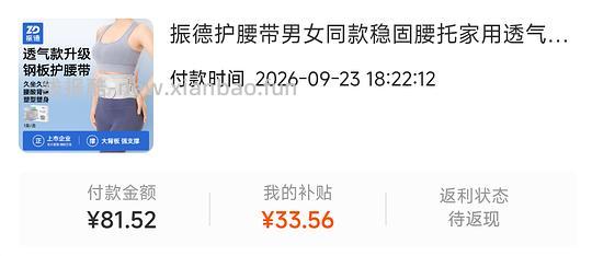 需刷券 腰疼人士作业 振德护腰带47 海盐热敷袋13 - 线报酷