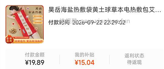 需刷券 腰疼人士作业 振德护腰带47 海盐热敷袋13 - 线报酷