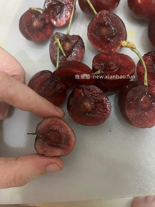 【交流】车厘子 是否变质 辨别方法图解 - 线报酷