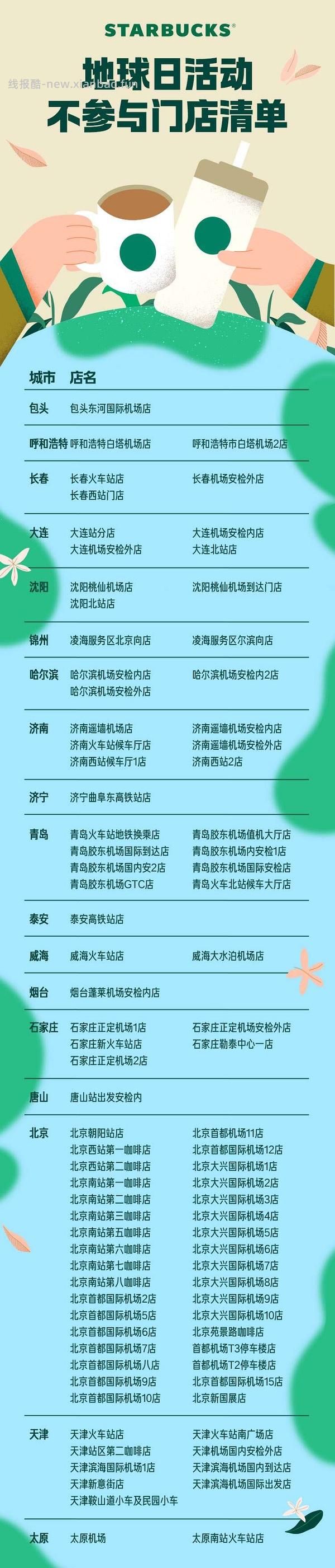 预告，星巴克地球日自带杯免费喝咖啡又要有了 - 线报酷