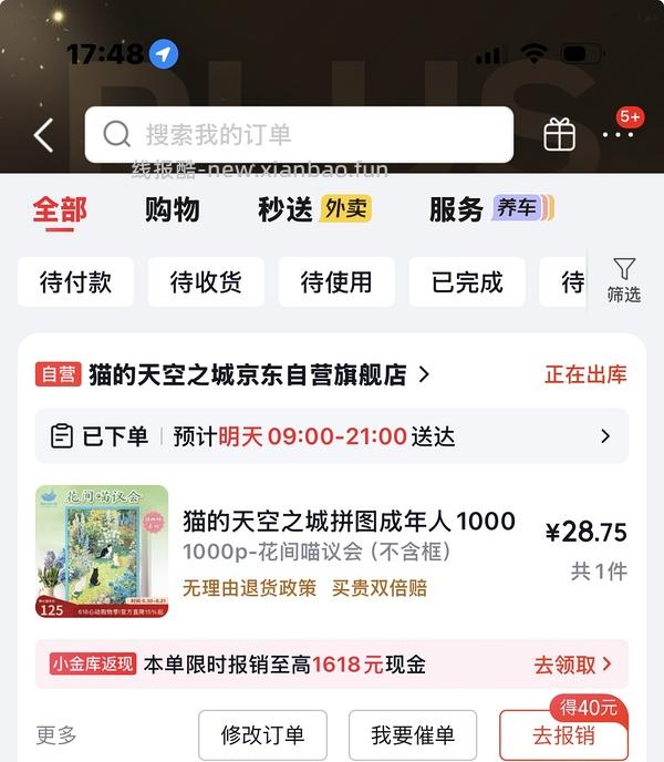 车🏃巨好价猫的天空之城拼图2k片40+ - 线报酷