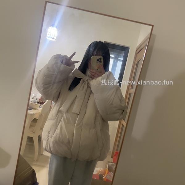 snidel蝴蝶结羽绒服700多到手 - 线报酷