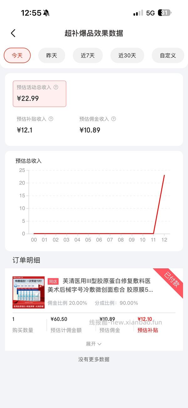 好价，芙清能3.41/片买11张医用胶原面膜和b5面膜 - 线报酷