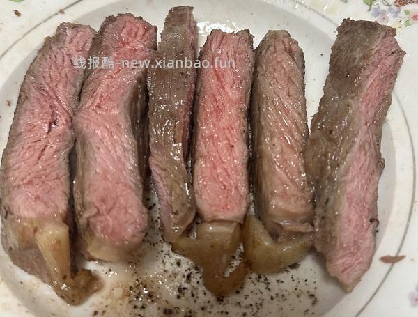 刚需膳之牛原切西冷300g牛排 35（楼里有更便宜的21r） - 线报酷