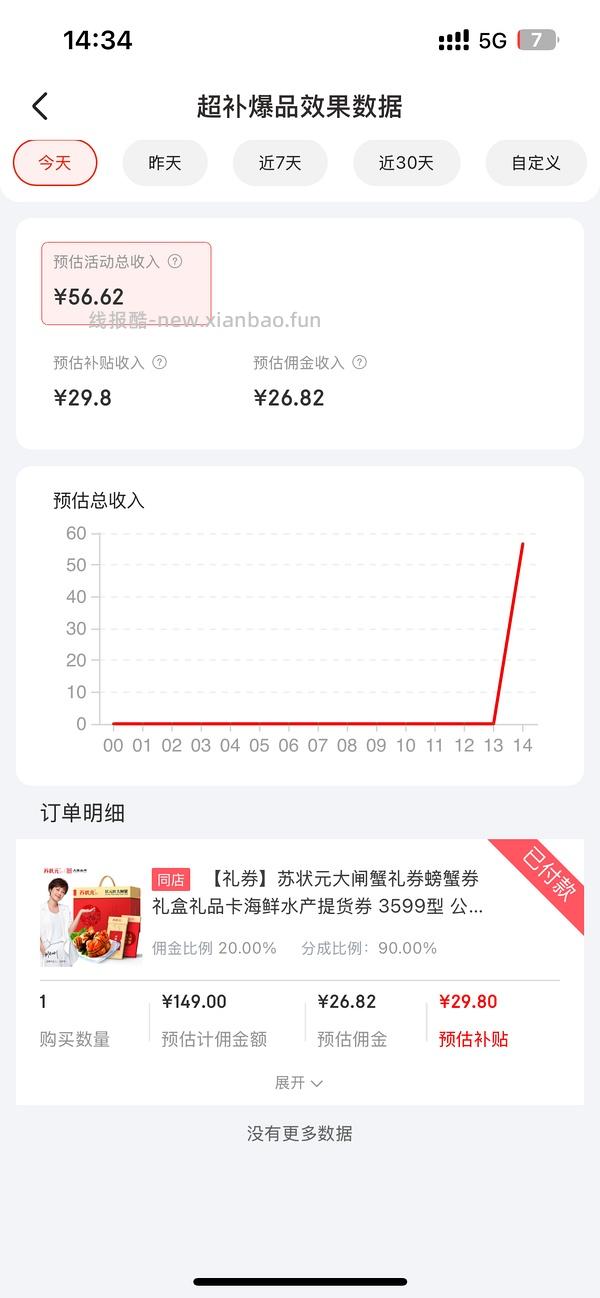 90左右买8只大闸蟹礼券 - 线报酷
