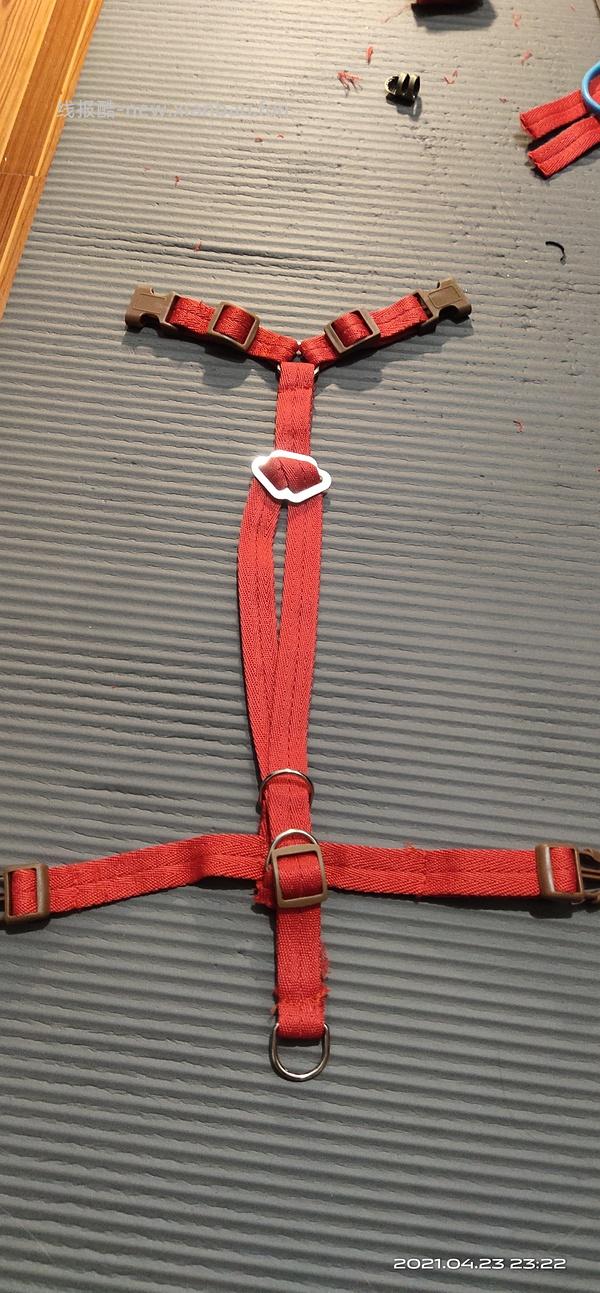 讨论/【教程】进阶版教程——如何将不到10块钱的牵引绳改造成100+的科学牵引绳 - 线报酷