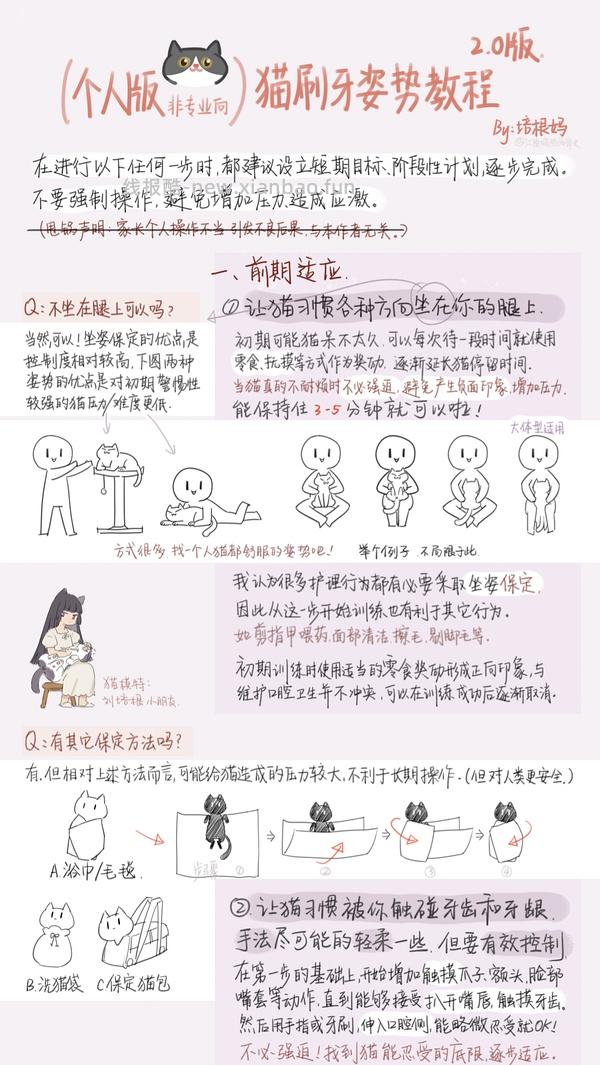 【科普】猫刷牙姿势教程2.0 - 线报酷