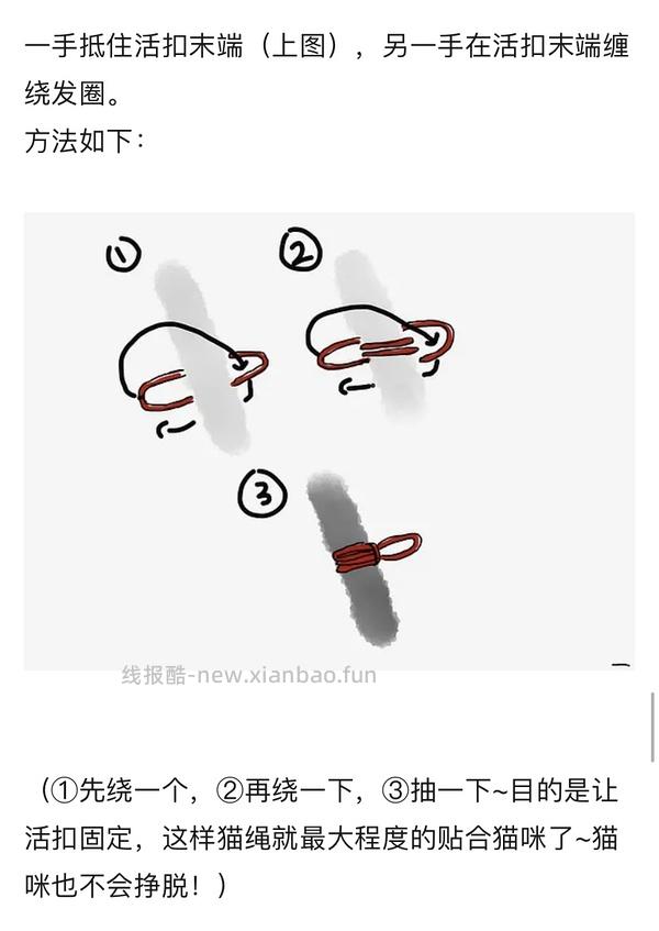 讨论/【教程】进阶版教程——如何将不到10块钱的牵引绳改造成100+的科学牵引绳 - 线报酷