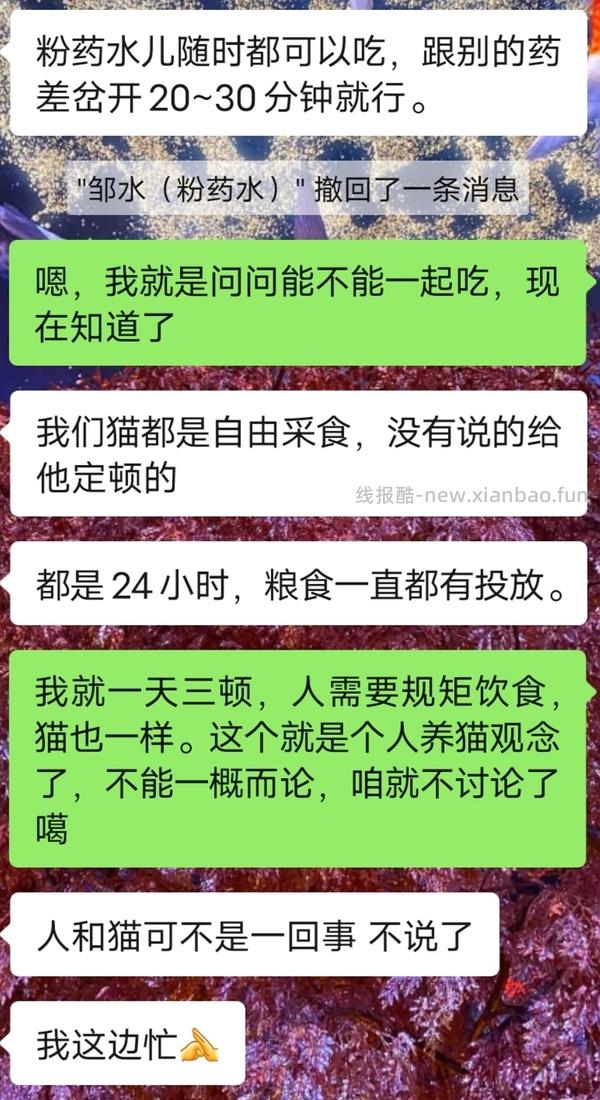 讨论/【科普】干粮对猫不好，不适合做主食｜❗️❗️警惕评论区软广骗子 - 线报酷