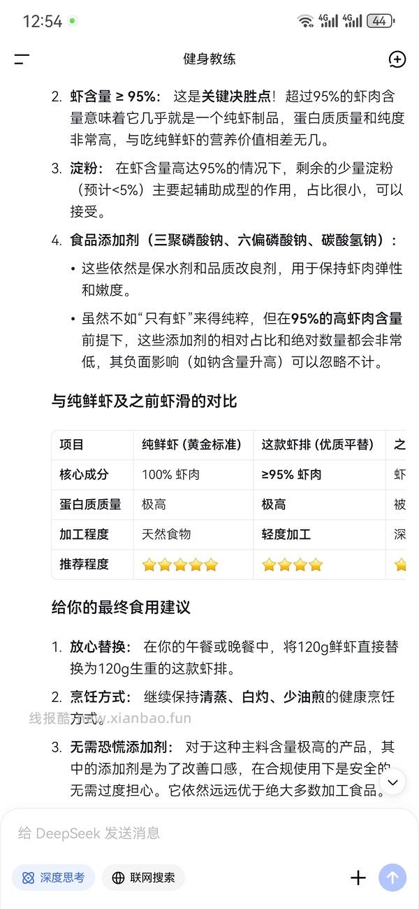 虾排一片1.5不到 - 线报酷