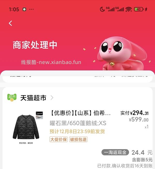 伯希和 鹅绒羽绒服内胆 267r - 线报酷