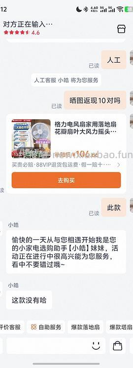 格力电风扇50（车跑） - 线报酷