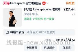 kate spade麻将包好价 - 线报酷